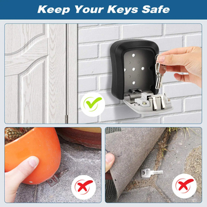 Caja de Seguridad con Cerradura de Pared para Productos de Hogar Inteligente, con Código de 4 Dígitos, para Oficina - Product Image 4