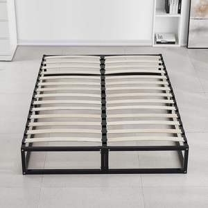 Cadre de lit en gros d'usine avec <span class=keywords><strong>lattes</strong></span> robustes, montage facile, lit plateforme gain de place pour appartement/chambre d'hôtel - Product Image 1