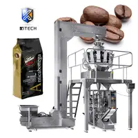 Automatic Coffee Bean Back Sealing Pouch Packing Machine