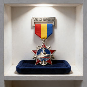 Medallas de Oro de Aleación de Zinc de Alta Calidad con Diseño de Fábrica, Medalla de Maratón con Cinta y Logotipo Personalizado - Product Image 2