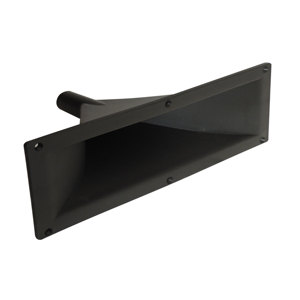 Tromba pour tweeter à visser, pour processeur audio, longueur 120 mm, finition noire - Product Image 1