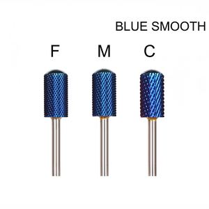 Brocas de <span class=keywords><strong>Uñas</strong></span> Redondas de 3/32" de Diámetro, Color Azul, Fáciles y Seguras de Usar para Gel Duro, Acrílico en <span class=keywords><strong>Polvo</strong></span>, Máquina Dremel - Product Image 3