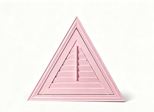 <span class=keywords><strong>Grille</strong></span> de ventilation triangulaire moderne en <span class=keywords><strong>bois</strong></span> pour toit extérieur, persienne à lamelles, couleur personnalisée, durable, pour ventilation de grenier - Product Image 4