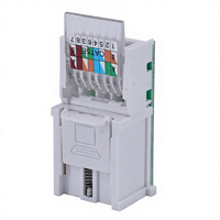 Module réseau K&R K&R-8531 blanc Cat5E avec module informatique Micro RJ45 en bronze étain-phosphore PC/QSn6.5-0.1 - Approvisionnement direct usine