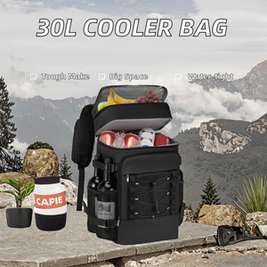 Wholesale Reusable Eco-Friendly Large 30L Capacity Unisex Polyester Insulated <b>Cooler</b> <b>Backpack</b> Waterproof Fashionable Outdoor - Product Image 2