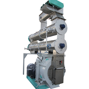 Machine à fabriquer des granulés d'aliments pour bétail à double conditionnement CE 15 tonnes <span class=keywords><strong>par</strong></span> heure / moulin à granulés SZLH508 - Product Image 1