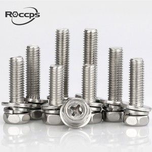 Hex Head Phillips Ổ SEMS Vít với Mùa Xuân và Máy Giặt Bằng Phẳng Thép - Product Image 6