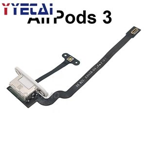 YYT - Conector de Interfaz <span class=keywords><strong>Lightning</strong></span> para Apple <span class=keywords><strong>AirPods</strong></span> 1 2 3 Pro A2190, Compartimento de Batería para Auriculares, Puerto de Carga, Base de Carga - Product Image 4