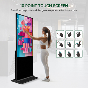 ป้ายแสดงข้อมูลตั้งพื้น43นิ้วป้ายโฆษณาดิจิตอล4K แนวตั้งแบบสัมผัสหน้าจอข้อมูลตู้โทเท็ม - Product Image 4