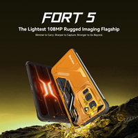 Teléfonos Resistentes Blackview FORT 5, Teléfono Inteligente Android 16 con IA de 6.78 Pulgadas, 12 GB de RAM, 256 GB de ROM, Helio G100, 5000 mAh