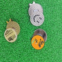 Clip magnétique pour chapeau de golf, clip durable en métal pour casquette de golf avec marqueur de balle, accessoire de golf personnalisé pour événement de golf et cadeau pour golfeur