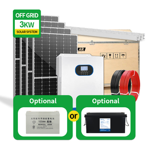 430W 550W Solar Photovoltaic Monocrystalline Panels <b>Battery</b> 10KWh 15KWh Hybrid Grid MPPT Power Storage System for Home SIY5.5KW- - Product Image 1