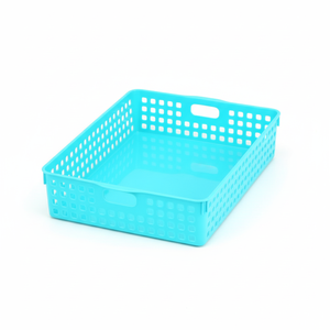 Cesto portaoggetti blu Inomata A4 - Product Image 1