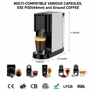 Machine à café expresso électrique programmable en acier inoxydable, contrôle de la température, capacité de 650 ml, garantie d'un an, vente en gros - Product Image 4