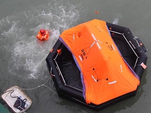Zattera di Salvataggio SOLAS - Attrezzatura Gonfiabile da 25 Persone Certificata RSHAF-A per Salvataggio in Mare ed Evacuazione di Emergenza Offshore - Product Image 4