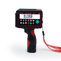 Impresora de Inyección de Tinta Portátil de 48 mm de Altura para Ropa, Alta Velocidad, Pequeña, Térmica, Multicolor, Nueva, Flexible, Semiautomática, para Códigos de Lote