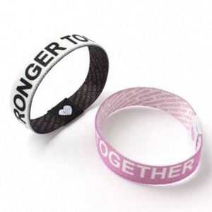 Nouveau bracelet élastique tissé tendance avec logo NFC personnalisé, impression sérigraphique, décoration de vacances et idée cadeau - Product Image 2