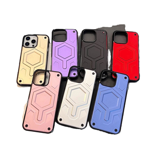 Mowang Armor-Style a prueba de golpes Pc + TPU funda de teléfono móvil para 17 16 Pro <span class=keywords><strong>Max</strong></span> 15 <span class=keywords><strong>Plus</strong></span> cuatro esquinas funda protectora Cámara - Product Image 1