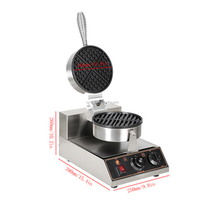 Macchina per <span class=keywords><strong>Waffle</strong></span> Belga Rotante a 4 Fette CPVKRY 110v/220v in Acciaio Inox Elettrica - Product Image 3