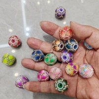 Chaîne de perles robuste en forme de pétale de lotus, fleur, boule de perles, pour bricolage, stylo de perlage fait main, chaîne de téléphone portable, pendentif, accessoires de bijoux