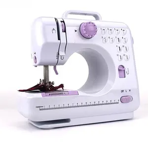 máquina de costura ponto Suppliers-Casa usado overlock desktop máquina de costura, doméstica elétrica 12 costuras overlock