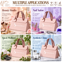 Sacs en papier d'art écologiques haut de gamme avec logo personnalisé, sacs cadeaux de luxe avec impression numérique pour la promotion, solutions OEM/ODM