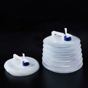 Custom Screen Printed Logo PE <b>Collapsible</b> Bucket Food Grade Outdoor Portable Car Camping Water <b>Storage</b> Tank - Product Image 3