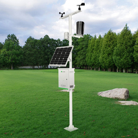 Station météo environnementale d'usine : Capteur de vitesse du vent, pluviomètre, rayonnement solaire, 4G sans fil – Vente en gros, faible MOQ, prix bas