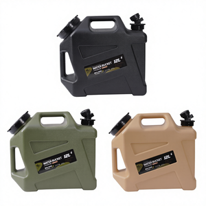 Baril de stockage d'eau en PE pour le camping en plein air, les voyages, l'escalade, le stockage d'eau potable, seau de stockage d'eau portable de grande capacité 12L - Product Image 5