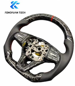 Volante OEM de Fibra de Carbono Forjado y Cuero con Calefacción para <span class=keywords><strong>Hyundai</strong></span> <span class=keywords><strong>Genesis</strong></span> G70 G80 <span class=keywords><strong>Coupé</strong></span> 2.0t 3.3t 3.8t 2019 <span class=keywords><strong>2022</strong></span> - Product Image 3