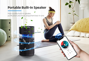2 Trong 1 Âm Thanh Loa Âm Thanh Thanh Mới Đến Cá Nhân Máy Tính Để Bàn Nhà Xách Tay Electr Mặt Nạ Điều Khiển Từ Xa Với Ứng Dụng Tuya Máy Lọc Không Khí - Product Image 3