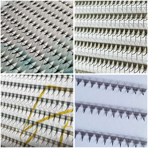 Best Seller Song Lashes Professional Pre-Fanned 2D 5D <span class=keywords><strong>8D</strong></span> 10D Ventiladores de pestañas Base delgada Ventiladores de volumen prefabricados - Product Image 4