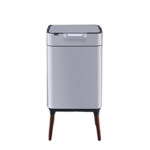 Heavy Duty Standing Structure Kitchen Dustbin Hand-Press Trash Can Rubbish Bin Press Type Waste Disposal <strong>Pull</strong> Classification - Product Image 3