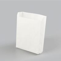 Sac d'emballage pour petit-déjeuner anti-graisse, sacs en papier pour en-cas frits, sacs en papier jetables pour poulet, steak, frites