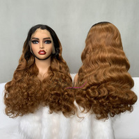Precio al por mayor Sdd P4/27 Cutícula cruda alineada cabello vietnamita, 26 "Ocean Wave 13*4 Peluca frontal Peluca de cabello humano de buena calidad Proveedor