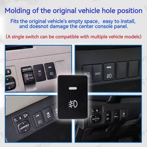 MAZDA Sương Mù Ánh sáng chuyển đổi-Dẫn nhấn nút chuyển đổi, 12vswitch, ABS nhựa xe chuyển đổi xe đèn pha chuyển đổi, Xe sửa đổi chuyển đổi. - Product Image 6