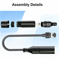 Adaptateur de câble Ethernet Starlink Gen3 le plus vendu, étanche et durable, avec connecteur RJ45, extension pour accessoires Starlink Gen3