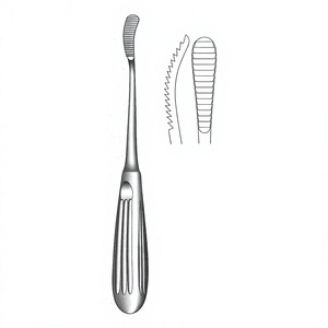 เครื่องมือผ่าตัดสำหรับแกะกระดูกแบบปลายเดี่ยว Aufricht Bone Rasp ความยาว 21 ซม. / 8-1/4 นิ้ว ความกว้าง 32 x 9 มม. สำหรับการตัดไปข้างหน้า - Product Image 1