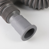 Connecteur moulé par injection en plastique souple HJSJ pour tuyau de drainage, éviers de cuisine, épaissi, anti-odeur, anti-fuite, modèle 1-1/2