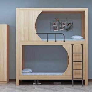 Hostel Hotel Simple Apartment Dormitory Space Capsule Modern Metal <b>Bunk</b> <b>Bed</b> Adult Multifunctional High Low Commercial Use - Product Image 2