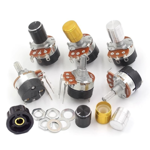 Bonens potentiomètre WH138-1 avec interrupteur à poussoir B5K ohm gradateur résistance réglable WH138 5K/10K/20K/50K/100K/250K/500K - Product Image 2