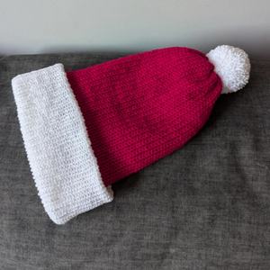 Bonnets de Noël en gros, bonnets tricotés de Noël, bonnets d'hiver chauds, bonnets à <span class=keywords><strong>pompon</strong></span> rayés pour le Nouvel An, rouge, <span class=keywords><strong>blanc</strong></span>, vert pour hommes, femmes et enfants - Product Image 2
