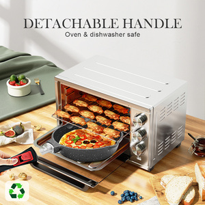 Sanlang bếp có thể tháo rời xử lý chậu và chảo Die-cast aluminum11pcs Cookware Set không dính - Product Image 3