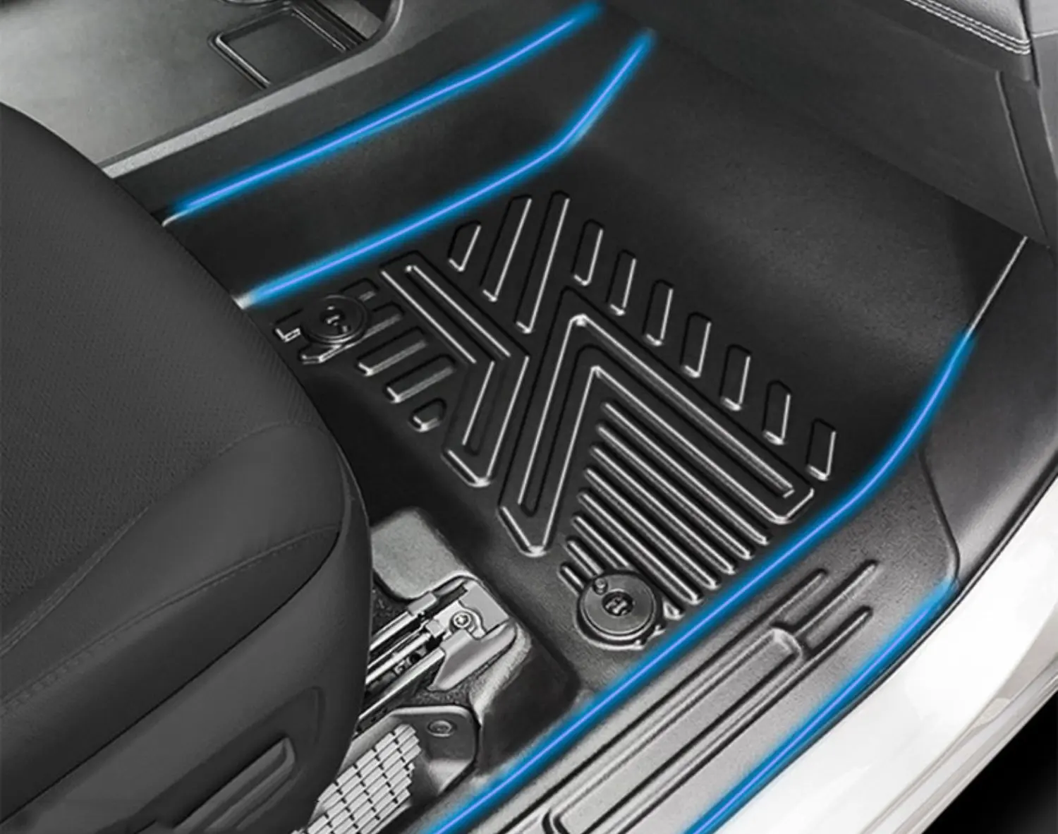 Alfombrillas de coche Tpe personalizadas directas de fábrica de Venta caliente para Honda Brio
