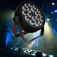18 LED 3-en-1 sans fil batterie lampe barre télécommande DMX512 Mode KTV Performance aluminium corps tête mobile fête lumières