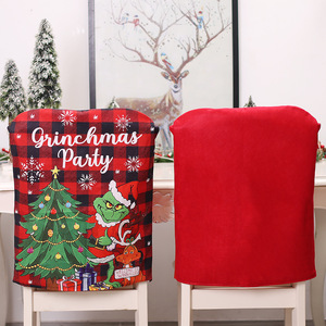 Juego de silla de muñeca <span class=keywords><strong>Grinch</strong></span> de Navidad al por mayor transfronterizo, juego de silla de comedor Monster Green Jie, <span class=keywords><strong>gorra</strong></span> de silla de dibujos animados - Product Image 4