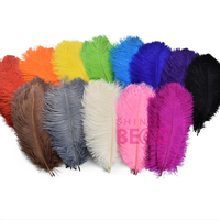 Festival de carnaval diverses plumes colorées grande plume d'autruche pour la décoration de fête