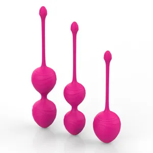 Ejercicios de peso Kegel de silicona suave de fábrica bolas de amor inteligentes bolas Kegel Uso de vibración