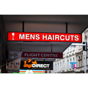 Tianlang, caja de luz de movimiento LED de tela luminosa personalizada, perfil de aluminio colgante Vertical para pantalla de publicidad interior - Product Image 4