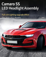 Ensemble de phares avant de voiture, projecteur avec clignotant LED intégré pour Chevrolet Camaro SS 2018-2022